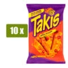 TAKIS 10 X Queso Volcano 130g(Takis 10 X Queso Volcano Rollitos De Maiz Crujientes 140g)