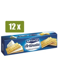 ARTIACH 12 X Artinata Galletas De Barquillo Rellena De Nata 210g(Artiach 12 X Artinata Galletas De Barquillo Rellena De Nata 210 Gr)