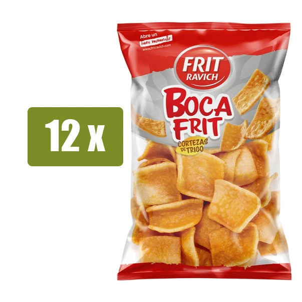 FRIT RAVICH 12 x Bocafrit cortezas de trigo 65g(Frit ravich 12 x bocafrit cortezas de trigo 80 g) FRIT RAVICH 12 X Bocafrit Cortezas De Trigo 65g(Frit Ravich 12 X Bocafrit Cortezas De Trigo 80 G) -Mesa Del Sur