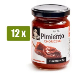CARMENCITA 12 X Pulpa De Pimiento Choricero 140g(Carmencita 12 X Pulpa De Pimiento Choricero 140g)