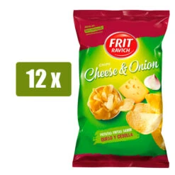 FRIT RAVICH 12 X Patatas Fritas Queso Cebolla 125g(Frit Ravich 12 X Patatas Fritas Queso Cebolla 125g)