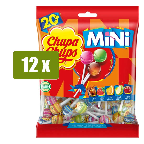 CHUPA CHUPS 12 x Mini 20 uds(Chupa chups 12 x mini 20 uds) CHUPA CHUPS 12 X Mini 20 Uds(Chupa Chups 12 X Mini 20 Uds) -Mesa Del Sur