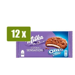 MILKA 12 X Cookies Sensations Oreo 156g(Milka 12 X Cookies Sensations Oreo 156g)