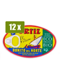 ORTIZ 12 X Bonito Del Norte En Aceite De Oliva Ecológico 112g(Ortiz 12 X Bonito Del Norte En Aceite De Oliva Ecologico 112g)