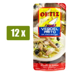 ORTIZ 12 X Verdel Frito En Escabeche 215g(Ortiz 12 X Verdel Frito En Escabeche 215g)