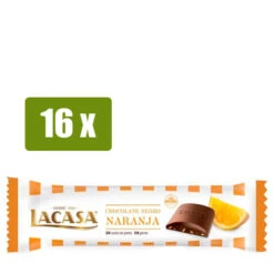 LACASA 16 X Chocolatinas Naranja 25g(Lacasa 16 X Chocolatinas Naranja 25g)