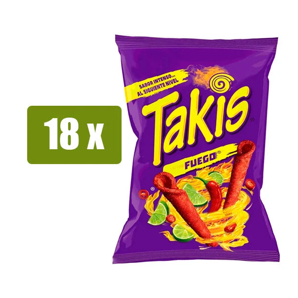TAKIS 18 x Fuego 90g(Takis 18 x fuego 90g) TAKIS 18 X Fuego 90g(Takis 18 X Fuego 90g) -Mesa Del Sur