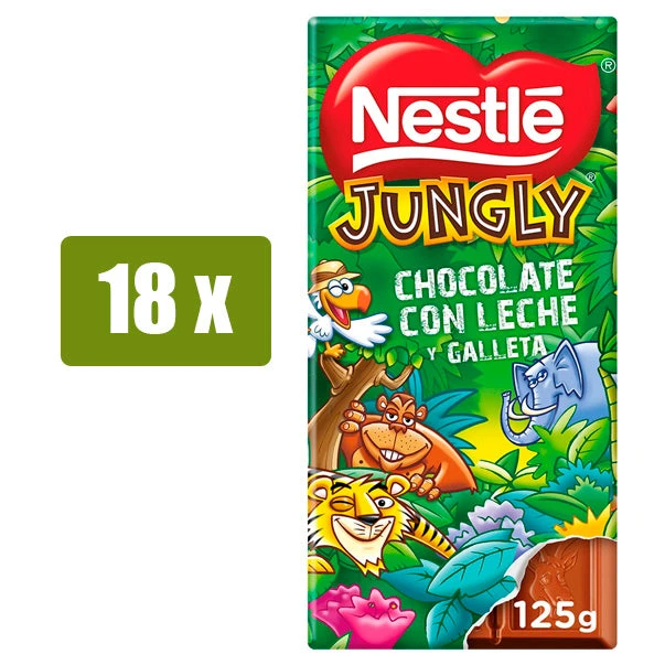 NESTLÉ 18 x Jungly 125g(Nestle 18 x jungly 125g) Nestlé® NESTLÉ 18 X Jungly 125g(Nestle 18 X Jungly 125g) -Mesa Del Sur