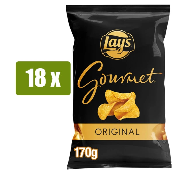 LAY'S GOURMET Patatas fritas crujientes original 170g(Lays gourmet patatas fritas crujientes original 170g) LAY'S GOURMET Patatas Fritas Crujientes Original 170g(Lays Gourmet Patatas Fritas Crujientes Original 170g) -Mesa Del Sur