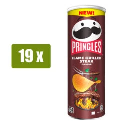 PRINGLES 19 X Flame Grilled Steak 165g(Pringles 19 X Flame Grilled Steak 165g)