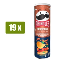 PRINGLES 19 X Roasted Pepper & Hummus Flavour 165g(Pringles 19 X Roaster Pepped Hummus Flavour 165g)