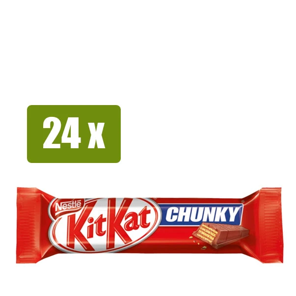 KIT KAT 24 x Chunky 40g(Kit kat 24 x chunky 40g) Nestlé® KIT KAT 24 X Chunky 40g(Kit Kat 24 X Chunky 40g) -Mesa Del Sur