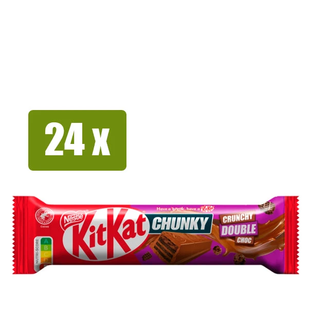 KIT KAT 24 x Chunky Double Choc 42g(Kit kat 24 x chunky double choc 42g) Nestlé® KIT KAT 24 X Chunky Double Choc 42g(Kit Kat 24 X Chunky Double Choc 42g) -Mesa Del Sur