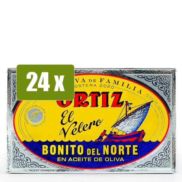 ORTIZ 24 x Bonito del Norte en Aceite de Oliva 'Reserva de Familia' 112g(Ortiz 24 x bonito del norte en aceite de oliva reserva de familia 112g) ORTIZ 24 X Bonito Del Norte En Aceite De Oliva 'Reserva De Familia' 112g(Ortiz 24 X Bonito Del Norte En Aceite De Oliva Reserva De Familia 112g) -Mesa Del Sur