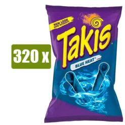 TAKIS Blue Heat 130g(Copia De Takis Fuego Rollitos De Maiz Sabor A Lima Picante 140g) 4 TAKIS Blue Heat 130g(Copia De Takis Fuego Rollitos De Maiz Sabor A Lima Picante 140g) -Mesa Del Sur 320xblueheat