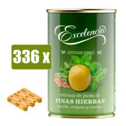 EXCELENCIA 336 X Aceitunas Rellenas De Hierbas Aromáticas 130g(Excelencia 336 X Aceitunas Rellenas De Hierbas Aromaticas 130g)