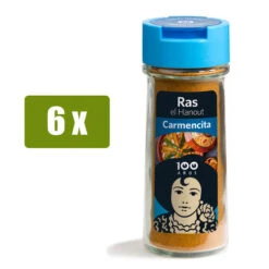 CARMENCITA 6 X Sazonador Ras El Hanout 45g(Carmencita 6 X Sazonador Ras El Hanout 45g)