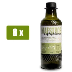 MAESTROS DE HOJIBLANCA 8 X Aceite Oliva Extra Virgen SALVAJE 250 Ml(Maestros De Hojiblanca 8 X Aceite Oliva Extra Virgen Salvaje 250 Ml)