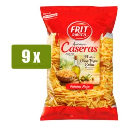 FRIT RAVICH 9 X Patatas Fritas Pajas CASERAS 150g(Frit Ravich 9 X Patatas Fritas Artesanas 150g)