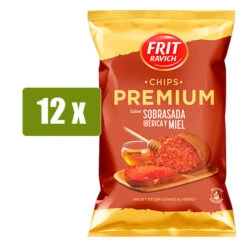 FRIT RAVICH 12x Premium Chips Sobrasada Ibérica Y Miel 150g(Frit Ravich 12x Premium Chips Sobrasada Iberica Y Miel 150g)