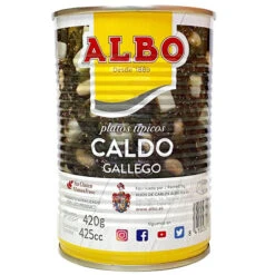ALBO Caldo Gallego Con Grelos, Patata Y Alubias 420g(Albo Caldo Gallego Con Grelos Patata Y Alubias 420g)