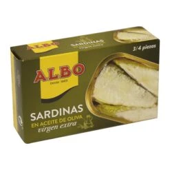 ALBO Sardinas En Aceite De Oliva Virgen Extra 85g(Albo Sardinas En Aceite De Oliva Virgen Extra 85g)