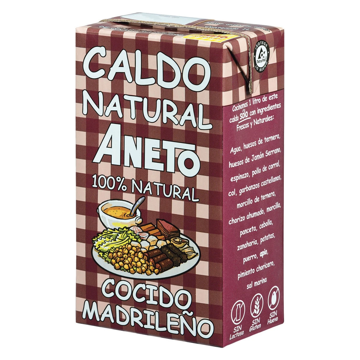 ANETO Caldo de cocido madrileño 100% natural 1L(Aneto caldo de cocido madrileno 100 natural 1l) ANETO Caldo De Cocido Madrileño 100% Natural 1L(Aneto Caldo De Cocido Madrileno 100 Natural 1l) -Mesa Del Sur aneto 1 00d4212f d428 496b 9504 554cb92ed00c