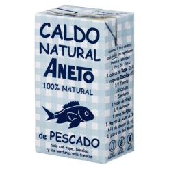 ANETO Caldo De Pescado 100% Natural 1L(Aneto Caldo De Pescado 100 Natural 1l)