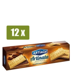 ARTIACH 12 X Artinata Galletas Barquillo Rellenas Con Chocolate 210g(Artiach 12 X Artinata Galletas Barquillo Rellenas Con Chocolate 210gr)