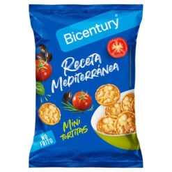 BICENTURY Mini Tortitas De Maíz Receta Mediterránea 70g(Bicentury Mini Tortitas De Maiz Receta Mediterranea 70 G)