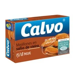 CALVO Mejillones Salsa De Vieira 13/18 65g(Calvo Mejillones Salsa De Vieira)