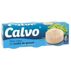 CALVO Atún Claro Aceite De Girasol 3x52g(Calvo Atun Claro Aceite De Girasol 3x52gr)