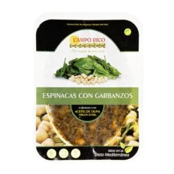 CAMPO RICO Espinacas Con Garbanzos 250g(Campo Rico Espinaca Con Garbanzo 250gr)