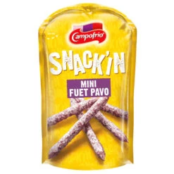 CAMPOFRIO Snack´in Mini Fuet De Pavo 50g(Campofrio Mini Fuet De Pavo Snack)