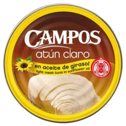 CAMPOS Atún Claro En Aceite De Girasol.(Campos Atun Claro En Aceite De Girasol)