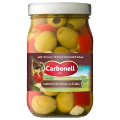 CARBONELL Aceitunas Verdes Deshuesadas Gordal 350g(Carbonell Aceitunas Verdes Deshuesadas Gordal 350g)