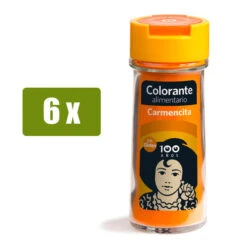 CARMENCITA 6 X Colorante Alimentario 65g(Carmencita 6 X Colorante Alimentario 65g)