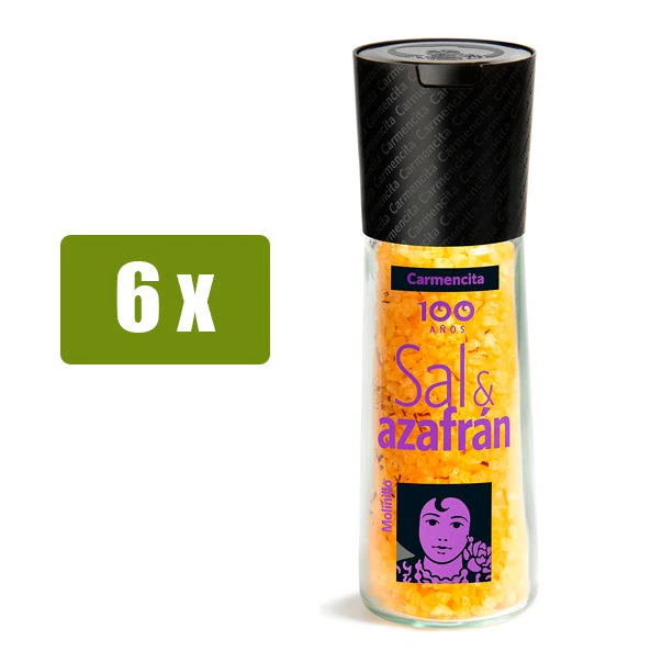 CARMENCITA 6 x Sal & azafrán 103g(Carmencita 6 x sal azafran 103g) CARMENCITA 6 X Sal & Azafrán 103g(Carmencita 6 X Sal Azafran 103g) -Mesa Del Sur carmencita salsafran 6x 3646ca05 0ec8 4c5c 9e52 ec0d9066e1b5