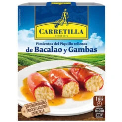 CARRETILLA Pimientos Del Piquillo Rellenos De Bacalao Y Gambas 280g(Carretilla Pimientos Del Piquillo Rellenos De Bacalao Y Gambas)