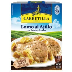 CARRETILLA Lomo Al Ajillo Con Patatas Asadas 250g(Carretilla Lomo Al Ajillo Con Patatas Asadas 250 Grs)