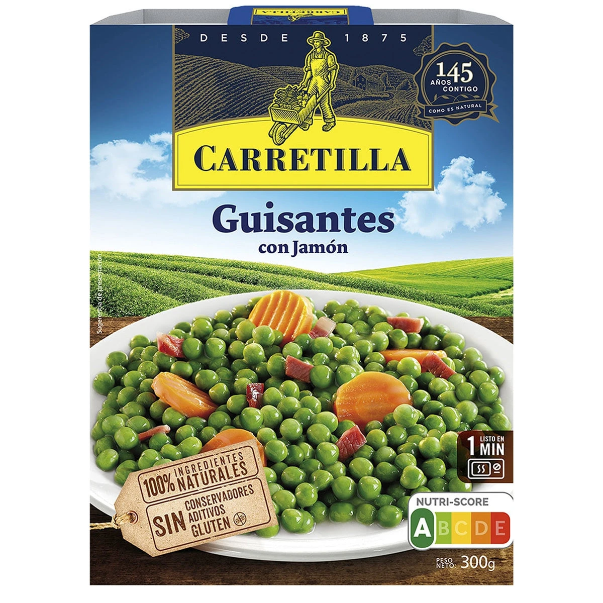CARRETILLA Guisantes con jamón 300g(Carretilla guisantes con jamon 300 gr) CARRETILLA Guisantes Con Jamón 300g(Carretilla Guisantes Con Jamon 300 Gr) -Mesa Del Sur carretilla5