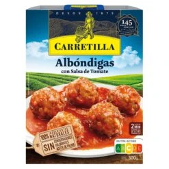CARRETILLA Albóndigas Con Salsa De Tomate 250g(Carretilla Albondigas Estilo Casero 250 Grs)