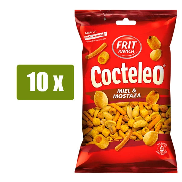 FRIT Ravich Cocteleo Miel y Mostaza 130g(Frit ravich cocteleo sabor miel y mostaza 130g) FRIT Ravich Cocteleo Miel Y Mostaza 130g(Frit Ravich Cocteleo Sabor Miel Y Mostaza 130g) -Mesa Del Sur cocteleo miel 10