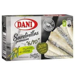 DANI Sardinas En Aceite De Oliva 6-10 Piezas 65g(Dani Sardinas En Aceite De Oliva 6 10 Piezas 111g)