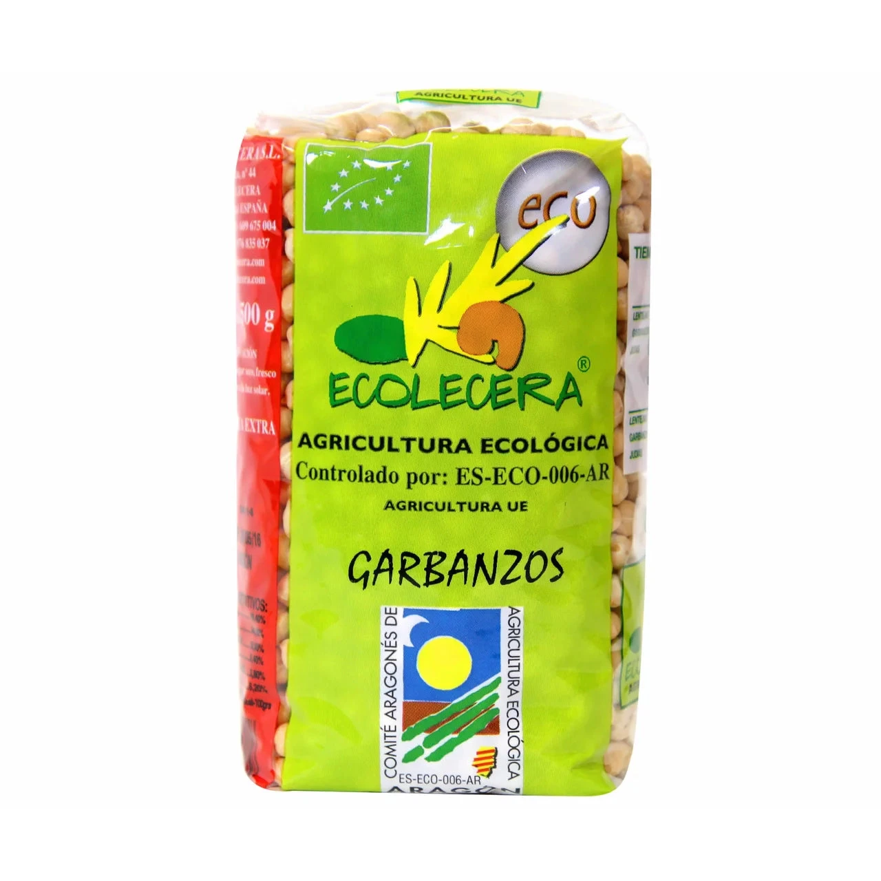 ECOLECERA Garbanzos de Aragón 500g(Escolecera garbanzos de aragon ecologico) ECOLECERA Garbanzos De Aragón 500g(Escolecera Garbanzos De Aragon Ecologico) -Mesa Del Sur ecocera 1
