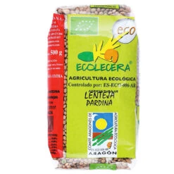 ECOLECERA Lentejas Pardinas De Aragón De Cultivo Ecológico 500g(Ecolecera Lentejas Pardinas De Aragon Ecologicas)