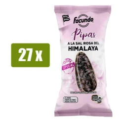 FACUNDO 27 X Pipas A La Sal Rosa Del Himalaya 85g(Facundo 27 X Pipas A La Sal Rosa Del Himalaya 85g)