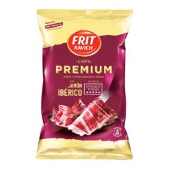 FRIT RAVICH Premium Patatas Fritas Sabor Jamón Ibérico 150g(Frit Ravich Premium Patatas Fritas Sabor Jamon Iberico 150g)