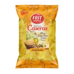 FRIT RAVICH Patatas Fritas Onduladas CASERAS 160g(Frit Ravich Patatas Fritas Onduladas Caseras 160g)