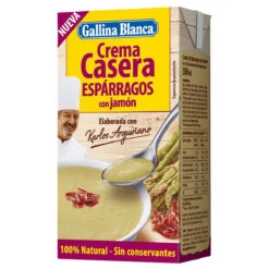GALLINA BLANCA Crema De Espárragos Con Jamón 500 Ml(Gallina Blanca Crema De Esparragos Con Jamon 500 Ml)